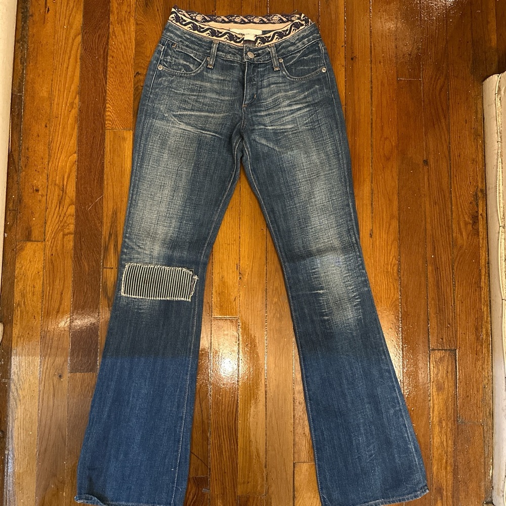 Paper Denim & Cloth Flare Jeans in Blue